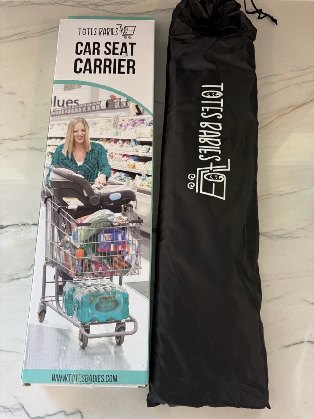 Totes Babies Car Seat Carrier for shopping cart NEW
